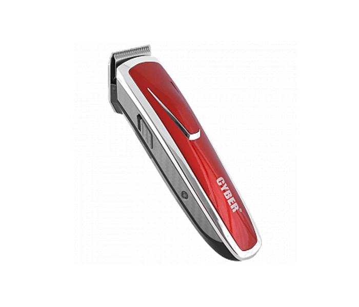 Cyber Rechargeable Cordless Hair & Beard Trimmer 3 Watts CYT-895 For Men - Red - Zoom Image 2