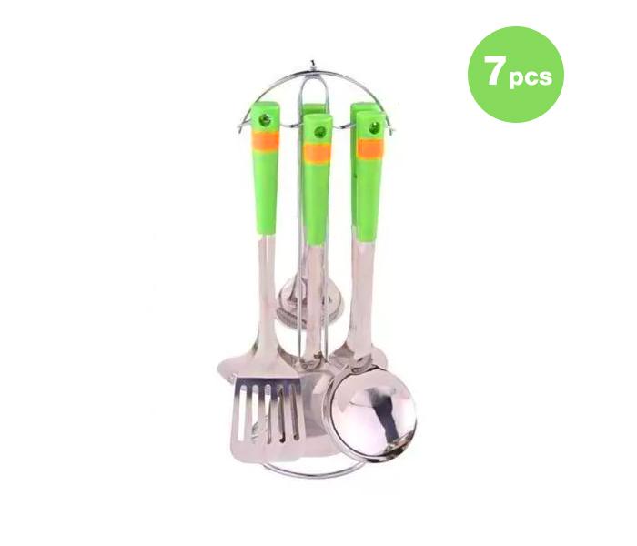 7 Piece Kitchen Tool Set - Green - Zoom Image