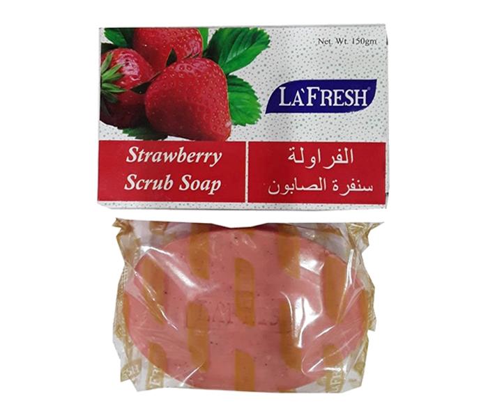 Lafresh Strawberry Scrub Soap - 150g - Zoom Image