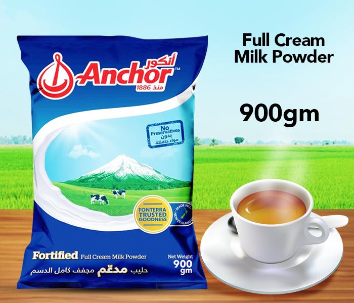 Anchor Fortified Full Cream Milk Powder 900gm - Zoom Image