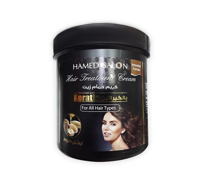 Hamed Saloon Argan Hair Treatment Cream Enriched With Keratin - Zoom Image