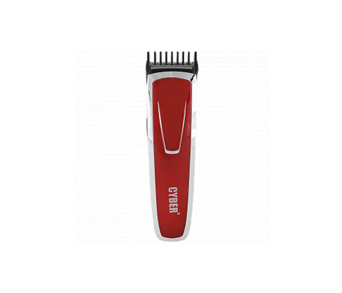 Cyber Rechargeable Cordless Hair & Beard Trimmer 3 Watts CYT-895 For Men - Red - Zoom Image 5