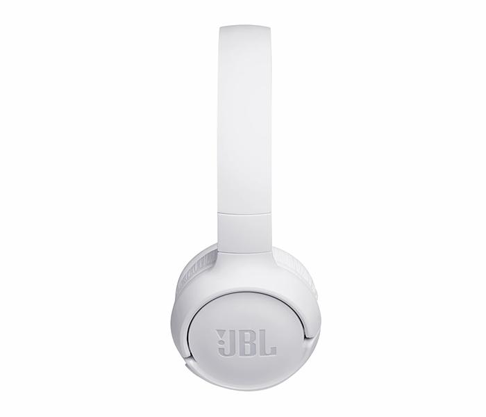 JBL Tune T500 Wireless On-Ear Headphones with Microphone - White - Zoom Image 1