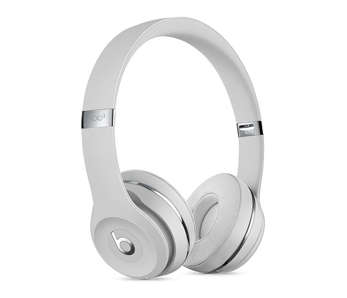 Apple MUH52ZM/A Beats Solo3 Wireless On-Ear Headphones with Microphone - Satin Silver - Zoom Image 5