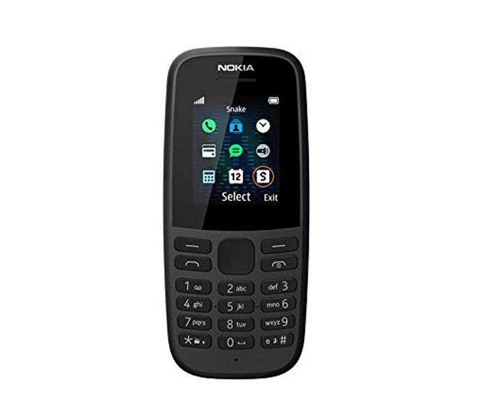 Nokia Mobile 105 Dual SIM 4MB RAM 4MB ROM Cellphone 2019 Edition Black - Zoom Image 2