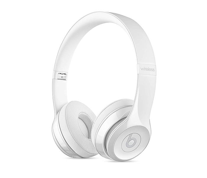 Apple MNEP2ZM/A Beats Solo3 Wireless On-Ear Headphones with Microphone - Gloss White - Zoom Image 1