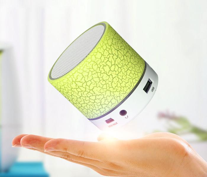 Mini Wireless Bluetooth Speaker Yellow - Zoom Image 1