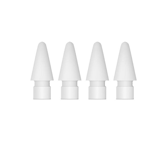 Apple MLUN2ZM/A Pencil Tips - Pack of 4, White - Zoom Image