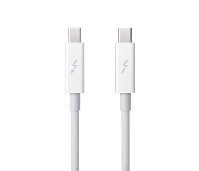 Apple MD862ZM/A 0.5m Thunderbolt Cable - White - Zoom Image 2