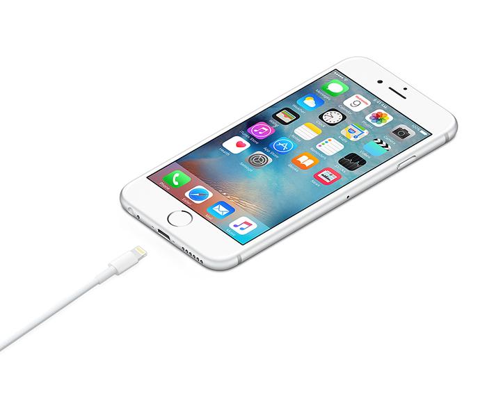 Apple MQUE2ZM/A 1m Lightning to USB Cable - White - Zoom Image 4