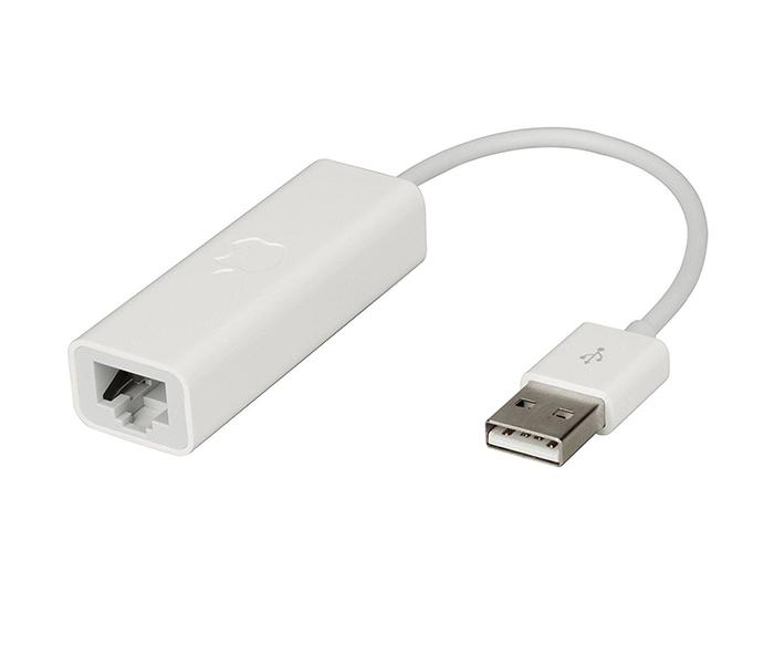 Apple MC704ZM/A USB Ethernet Adapter - White - Zoom Image 1