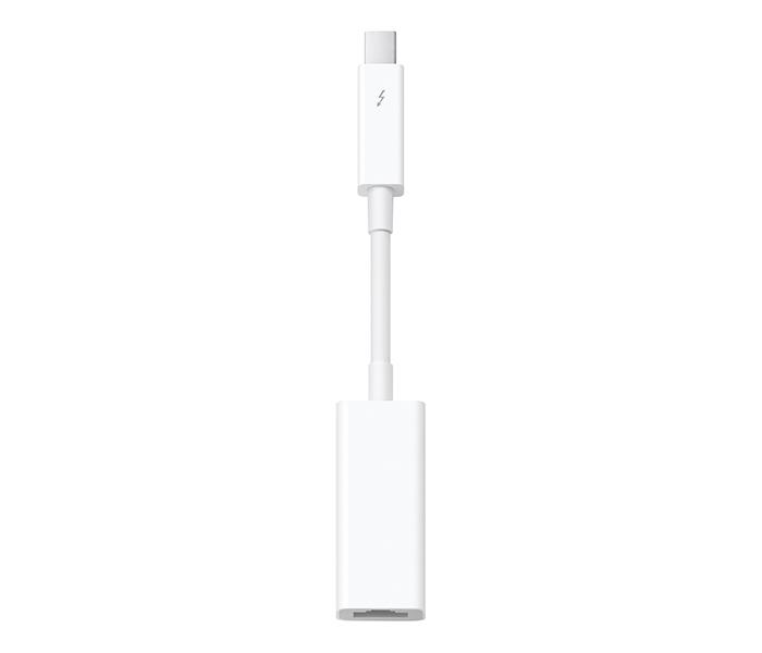 Apple MD463ZM/A Thunderbolt to Gigabit Ethernet Adapter - White - Zoom Image 1