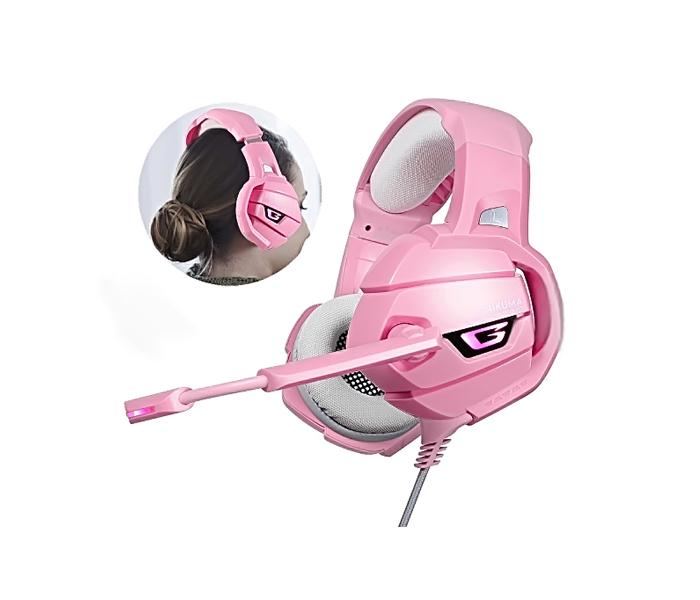 Onikuma K5 Gaming Headphone - Pink - Zoom Image 2