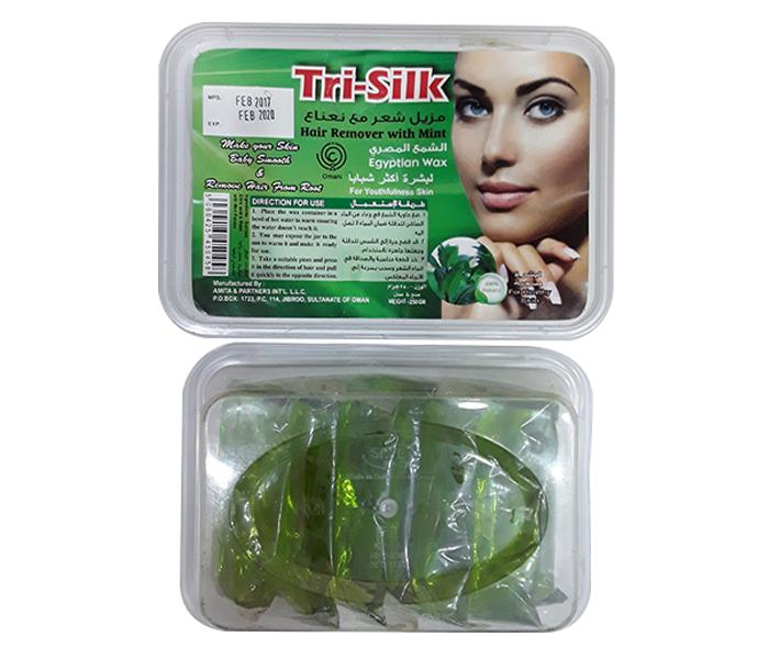 Tri-Silk Mint Egyptian Wax Hair Remover - 250g - Zoom Image