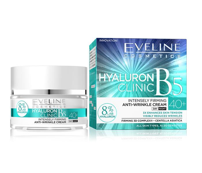 Eveline Cosmetics Hyaluronic Clinic Intensely Firming Anti-Wrinkle Cream 40+ - Zoom Image