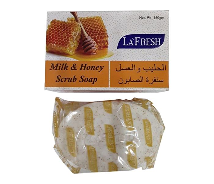 Lafresh Milk and Honey Scrub Soap - 150g - Zoom Image