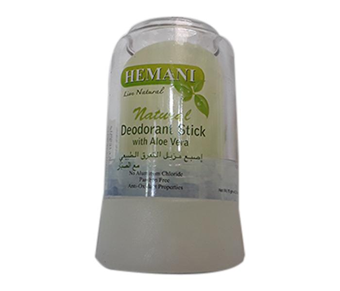 Hemani Natural Deodorant Stick with Aloe Vera Flavour - 70g - Zoom Image