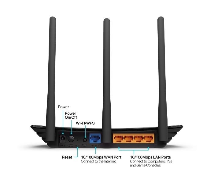 TP-Link TL-WR940N Wireless Router 450Mpbs, 4 Lan Port - Zoom Image 2