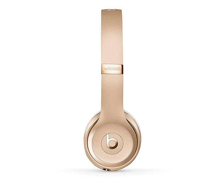 Apple MNER2ZM/A Beats Solo3 Wireless On-Ear Headphones with Microphone - Gold - Zoom Image 1