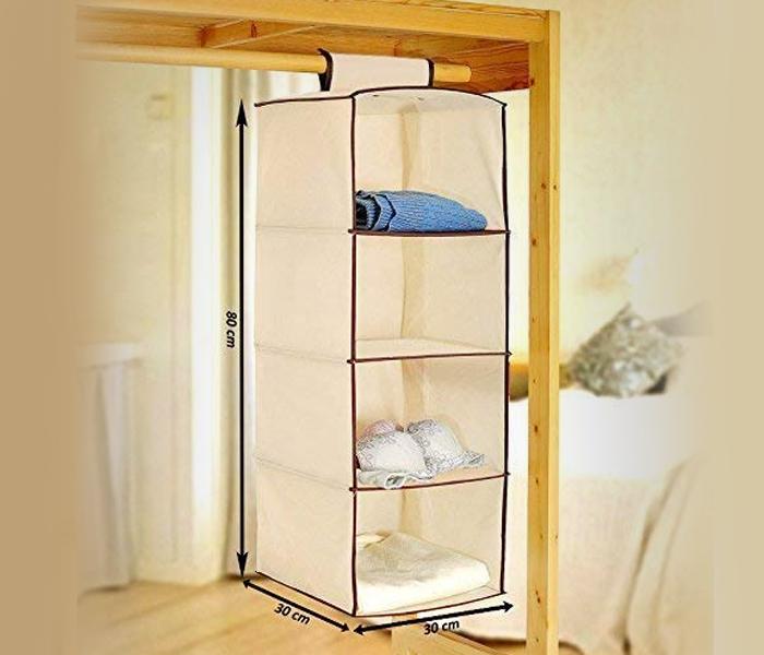 Sunny X-2004-4 Storage Hanging Clothes Storage Organizer - Zoom Image 1