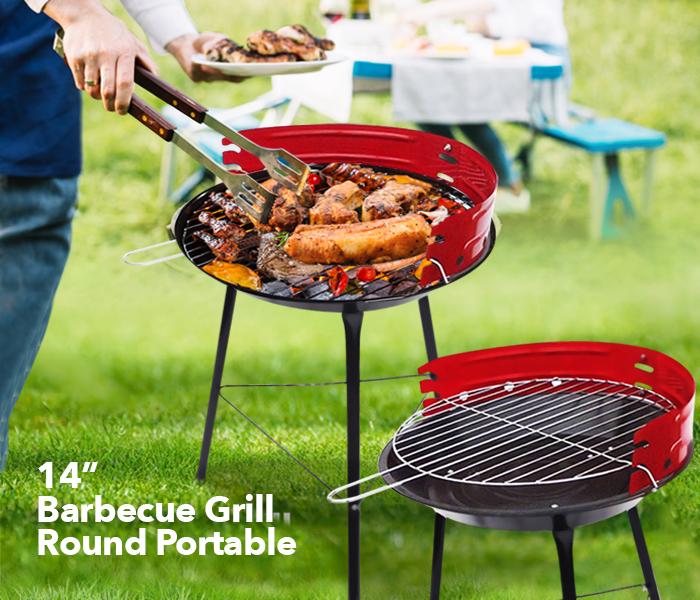 14'' BARBECUE GRILL ROUND PORTABLE - Zoom Image 2