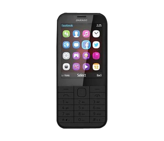 Darago 225 2.8 Inch Dual Sim Camera Mobile with Wireless FM Black - Zoom Image 1