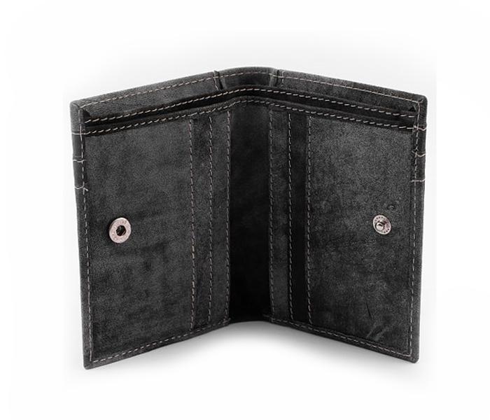 ORLANDO Black Leather Wallet for Men - ORLANDO 214 BLK - Zoom Image 3