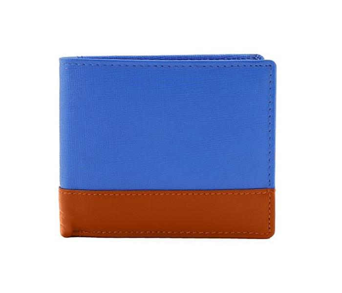 Today&#039;s Fashion Blue Leather Wallet For Men - TF T4 BLU - Zoom Image 1