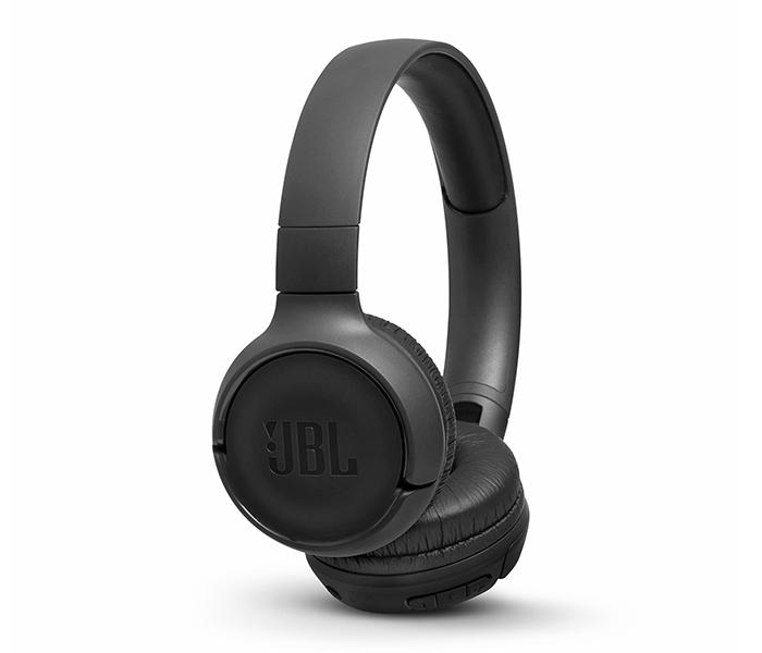 JBL Tune T500 Wireless On-Ear Headphones with Microphone - Black - Zoom Image 4