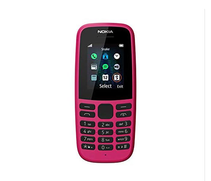 Nokia Mobile 105 Dual SIM 4MB RAM 4MB ROM Cellphone 2019 Edition Pink - Zoom Image 3