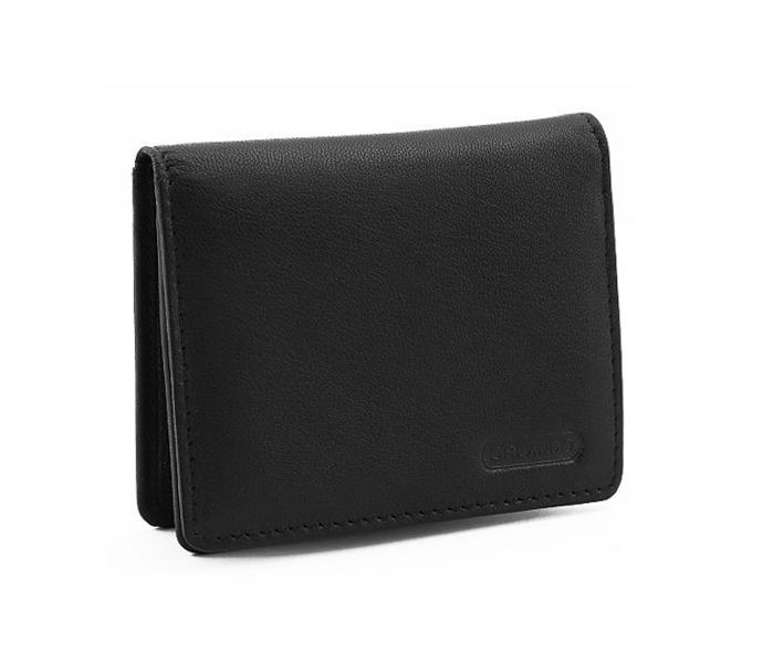 ORLANDO Black Leather Wallet for Men - ORLANDO 221 BLK - Zoom Image 2