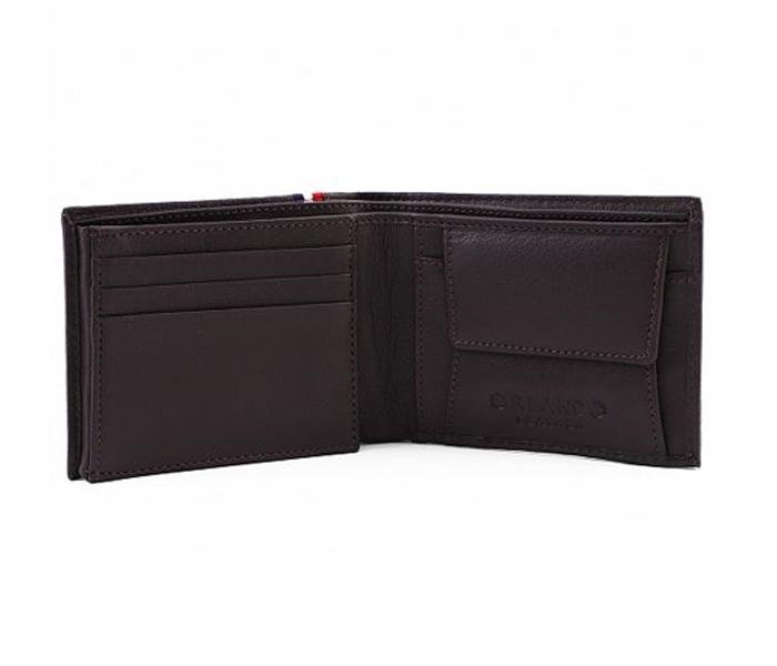 ORLANDO Brown Leather Wallet for Men - ORLANDO 217 BRN - Zoom Image 4