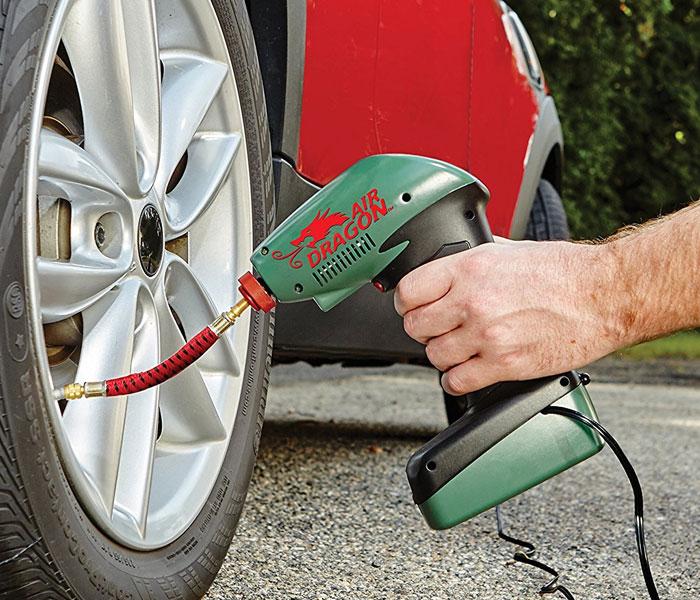 Portable Air Compressor w/ 14 foot Car Power Cable JA106 - Zoom Image 2