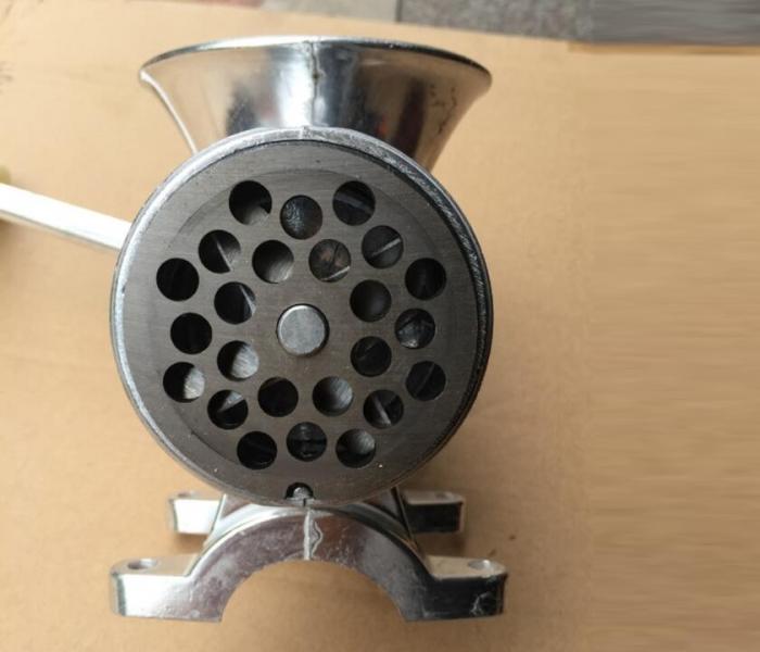 Table Mount Aluminium Alloy Manual Meat Grinder Mini Sausage Machine - Zoom Image 3