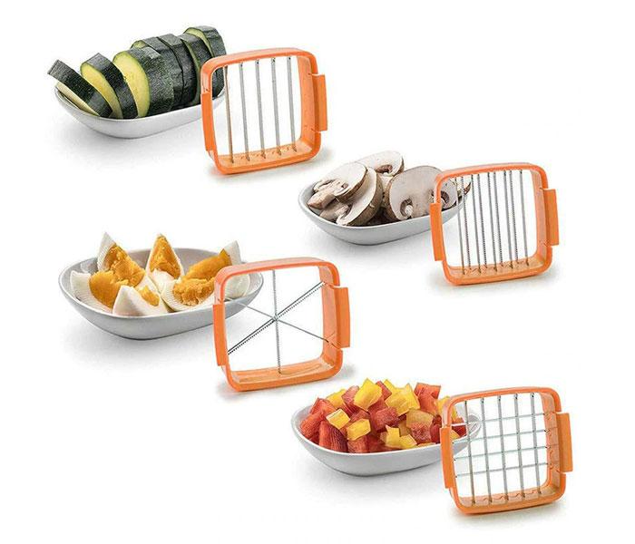 Nicer Dicer Vegetable Dicer Chopper 5 in 1 Multi-Function Vegetable & Fruit Grater & Slicer JA035 - Zoom Image 2