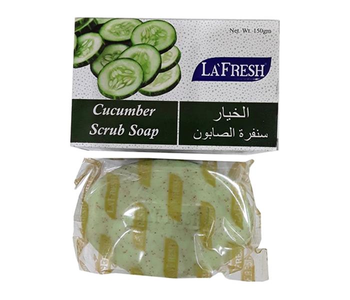 Lafresh Cucumber Scrub Soap - 150g - Zoom Image