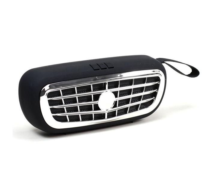 NBS-12 Mega Bass Car Grill Design 5W Bluetooth Speaker - Black - Zoom Image 1