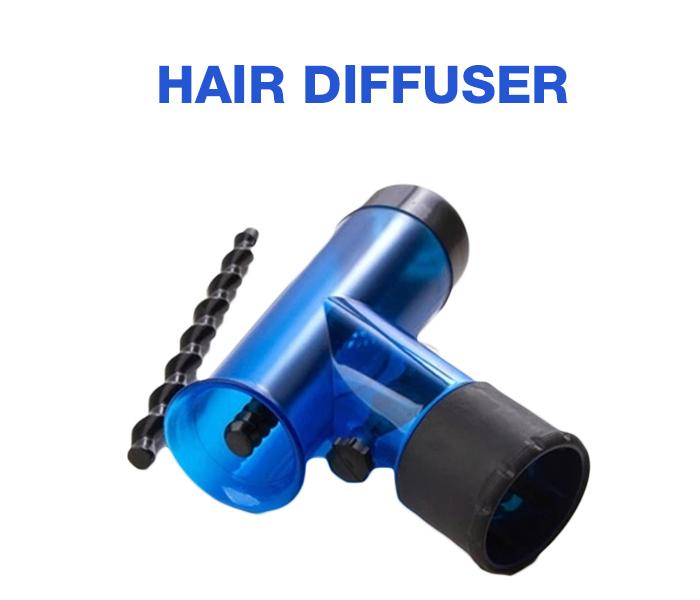 Hair Diffuser Roller Curler Maker Dryer Magic Wind Spin Detachable Salon Tool - BLUE - Zoom Image