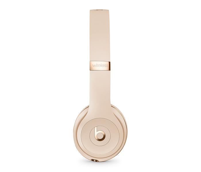 Apple MUH42ZM/A Beats Solo3 Wireless On-Ear Headphones with Microphone - Satin Gold - Zoom Image 1