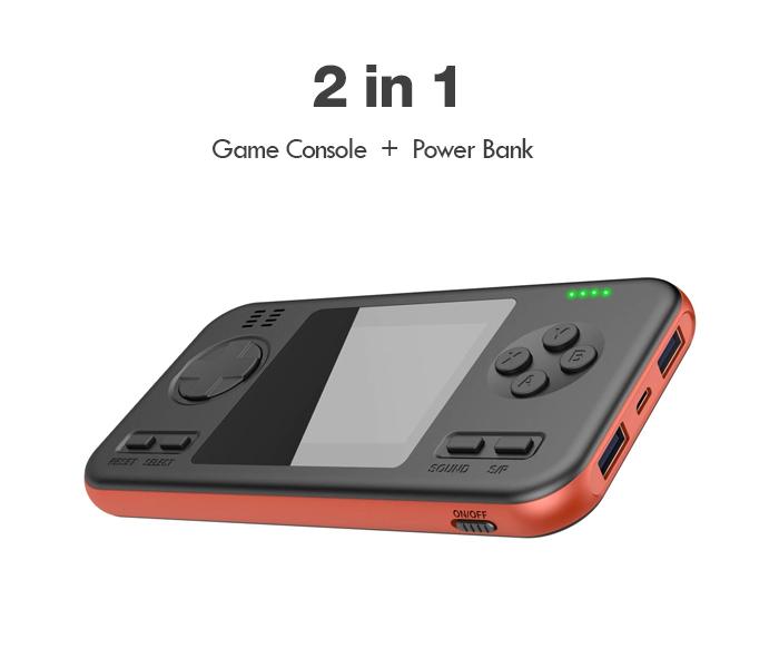 2 in 1 Game Console with 416 Classic Game AND 8000mAh mobile power bank - Zoom Image 1