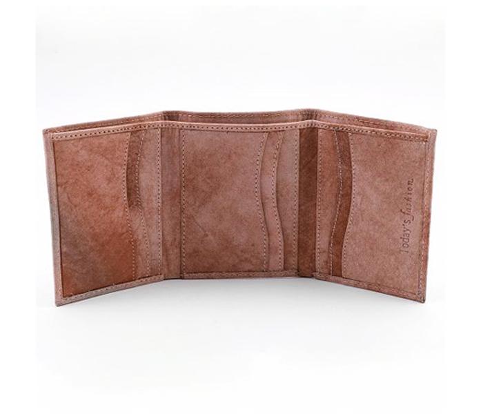 Todays Fashion Beige Leather Wallet for Men - TF 213 BG - Zoom Image 5