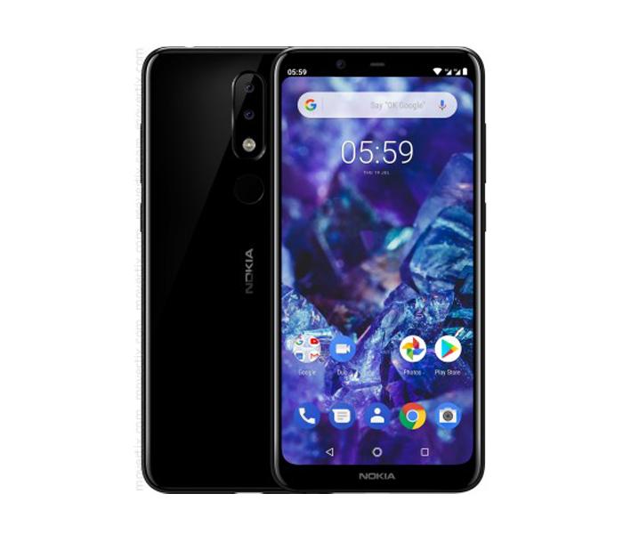 Nokia Mobile 5.1 Plus 4GB RAM 64GB Storage Smartphone - Black - Zoom Image 3