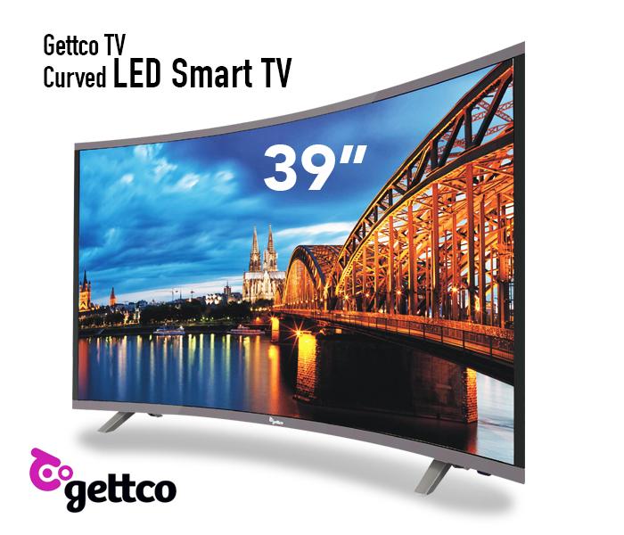 Gettco TV Curved LED Smart TV - 39 inch - Zoom Image