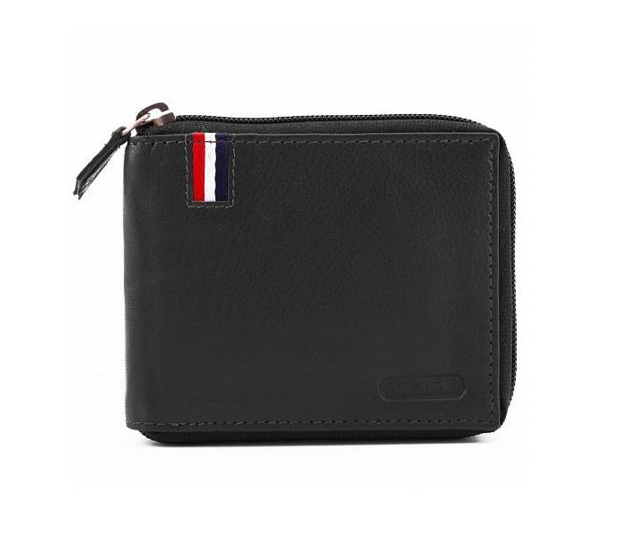 ORLANDO Black Leather Wallet for Men - ORLANDO 208 BLK - Zoom Image 2