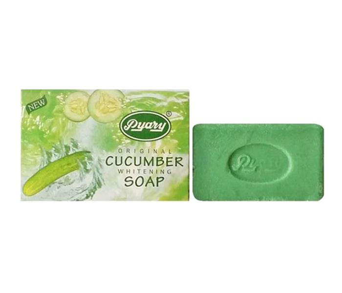 Pyary Cucumber Herbal Soap - 75g, Green - Zoom Image