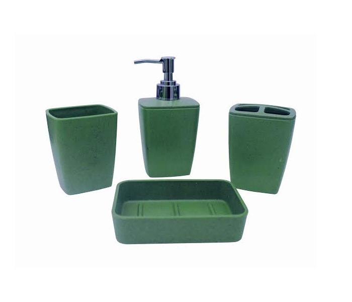 Bathroom Square Set - Green - Zoom Image