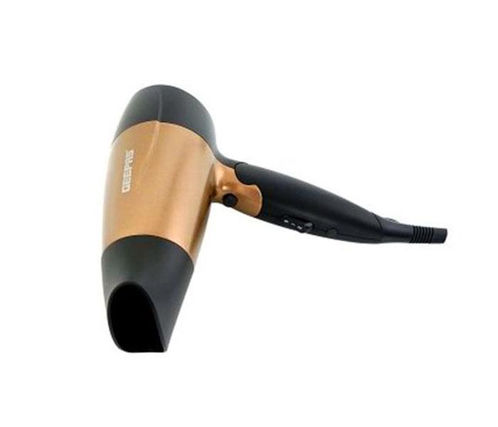 Geepas GH8642 1600 watt Mini Hair Dryer with 2 Speed Control - Gold - Zoom Image 3