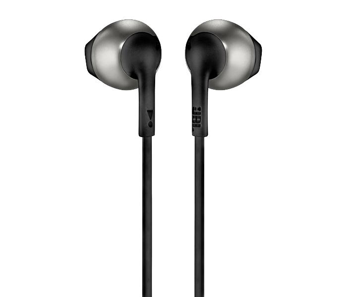 JBL T205 Headphones with Microphone - Black - Zoom Image 2