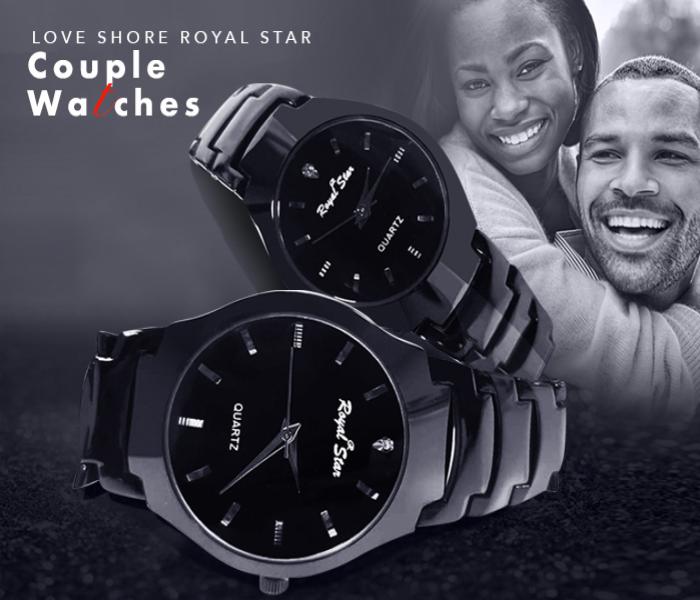 Love Shore Royal Star Couple Watches - Zoom Image 1