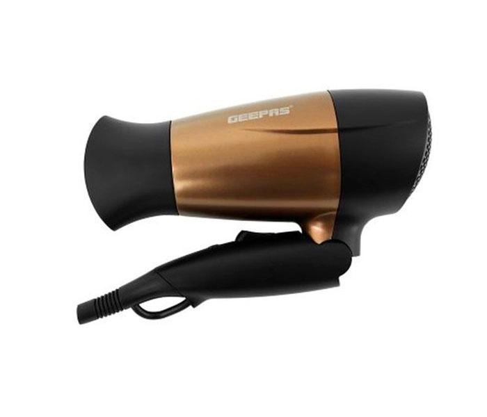 Geepas GH8642 1600 watt Mini Hair Dryer with 2 Speed Control - Gold - Zoom Image 4